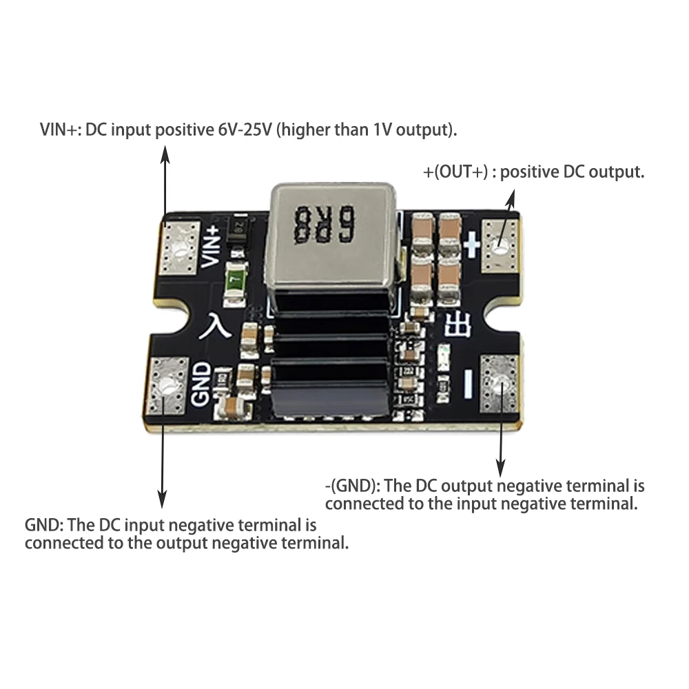 DC-DC 6V-30V to 5V/9V/12V 3A Buck Module 8A 25V to 3.3V/5V/9V/12V Mini Aircraft Model High-power Step-down Board