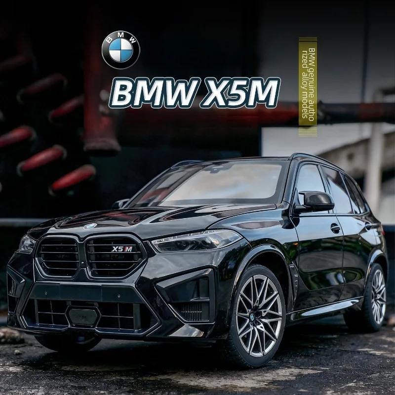公式ライセンス取得済み 1/18 BMW X5M 合金製カーモデル プルバック式おもちゃ 車両シミュレーション ダイキャストコレクション ミニチュア車 男の子向けギフト