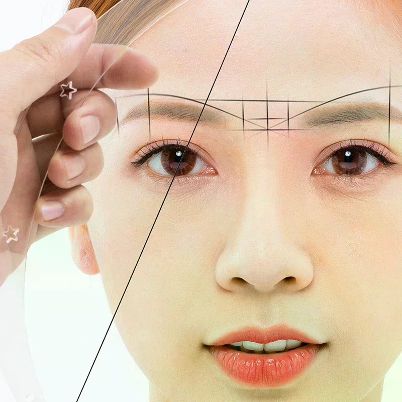 /Kuz/Positioning Bow Eyebrow Mapping Make Up Measuring Tool Thread Dyeing Liner Ruler