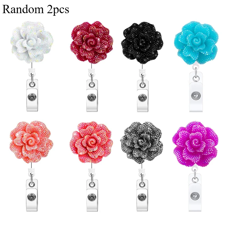 2Pcs Rose Shape Des…