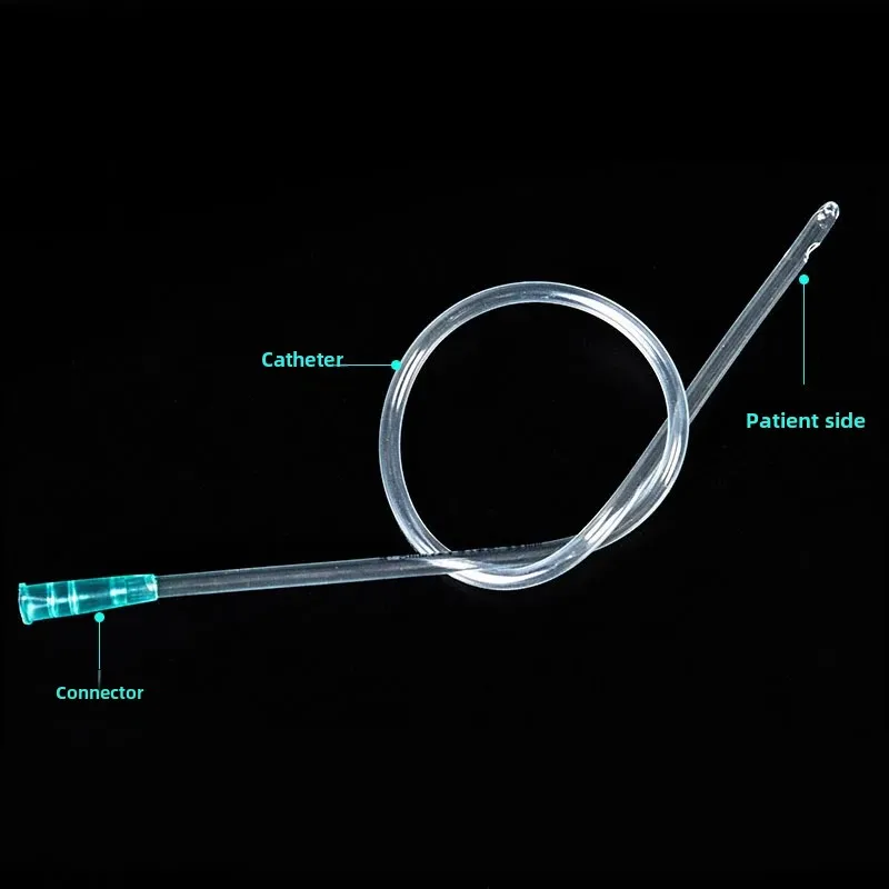 Medical disposable urinary catheter PVC intermittent use single lumen non balloon medical sterile male and female ureters