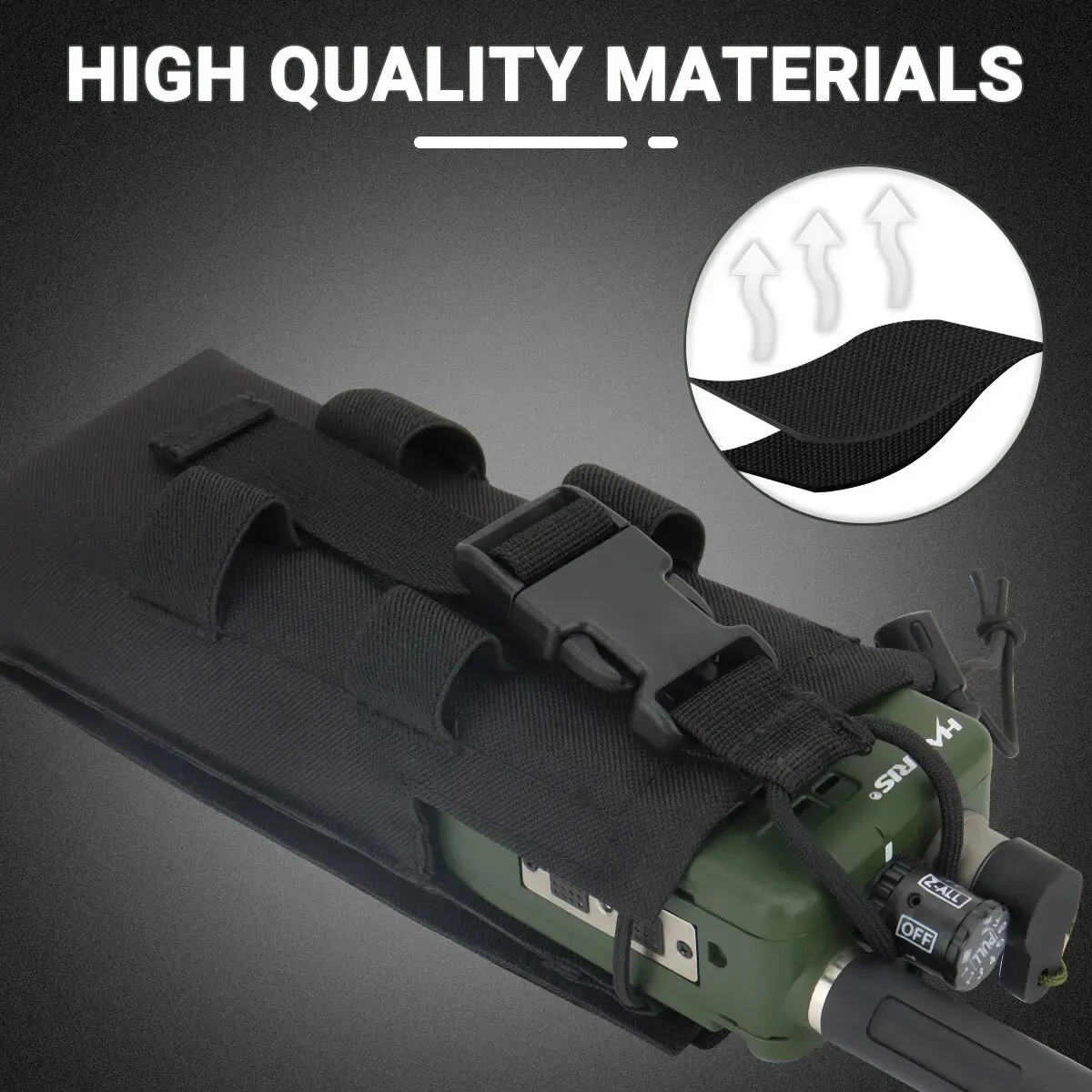 Military Radio Pouch Tactical Walkie-Talkie Bag for PRC 152 Radio Tactical MOLLE Belt Oxford Hunting Vest Outdoor Tool Pouches