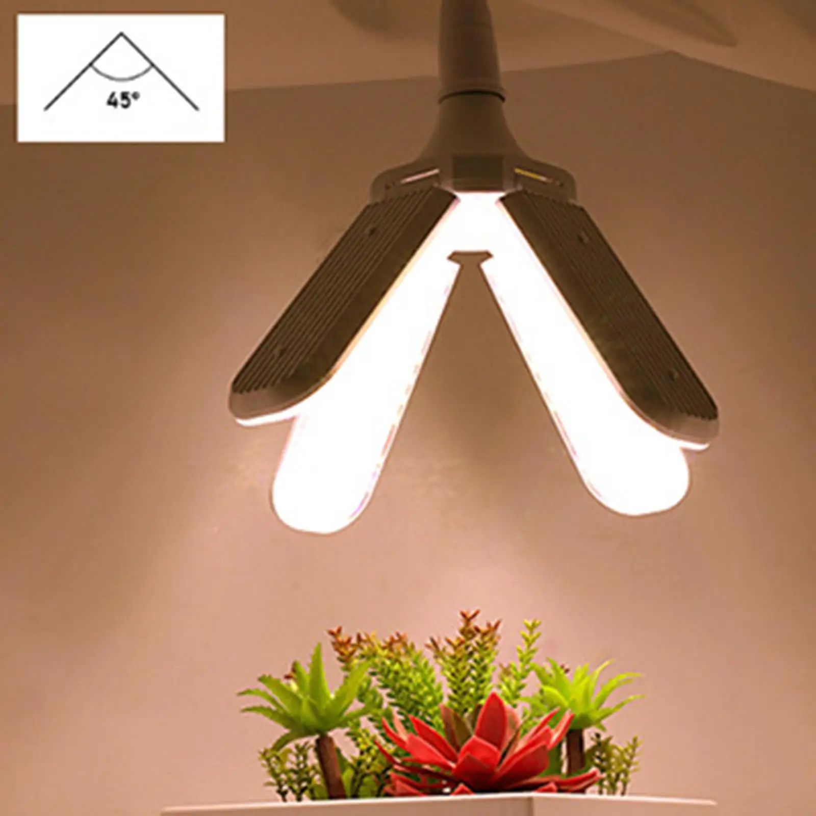 24 واط 36 واط 48 واط طوي LED تنمو ضوء Sunlike تزايد مصباح الطيف الكامل E27 تنمو لمبة ل الخضار النباتية زهرة الدفيئة