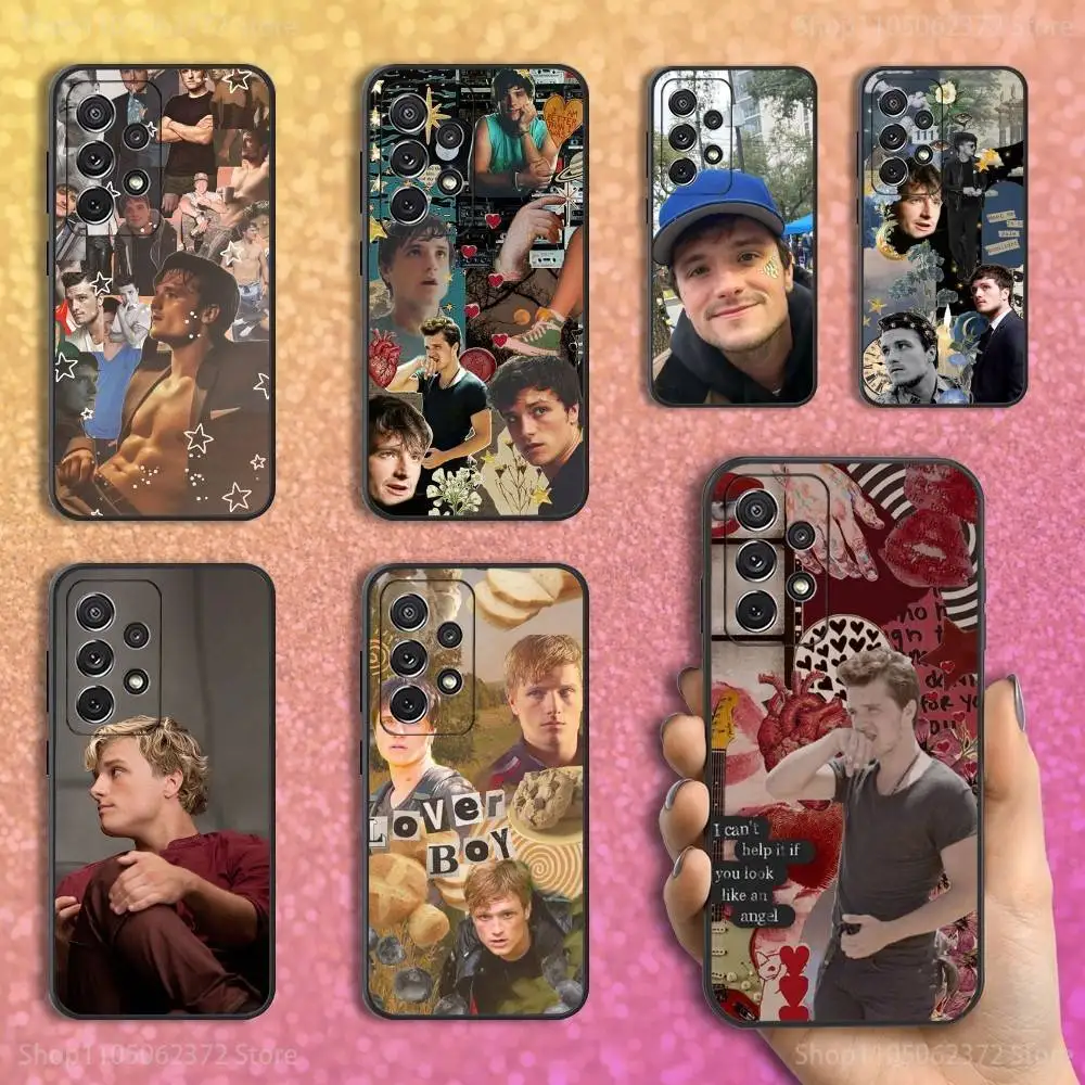 

J-Josh H-Hutcherson Phone Case For Samsung S25,S24,S23,S22,S21,S20,S10,Ultra,Plus,Lite,FE,Soft Silicone Black Cover