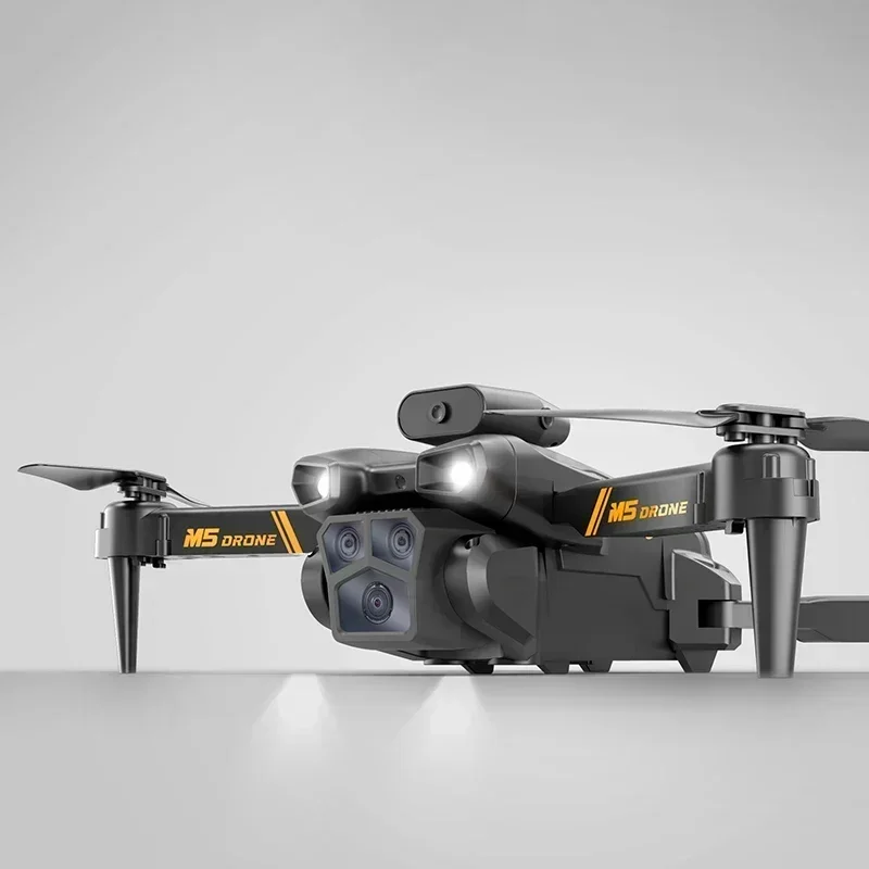 Дрон M5 Drone 8K 5G Professional HD для аэрофотосъемки с двойной камерой, всенаправленный Дрон для предотвращения препятствий, летающие игрушки