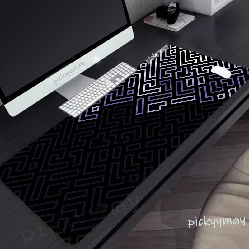 Geometric XXL Lock Edge Mousepads Large Gaming Mousepad 90x40cm Keyboard Mats Mouse Mat Laptop Mouse Pads Desk Pad For Gift