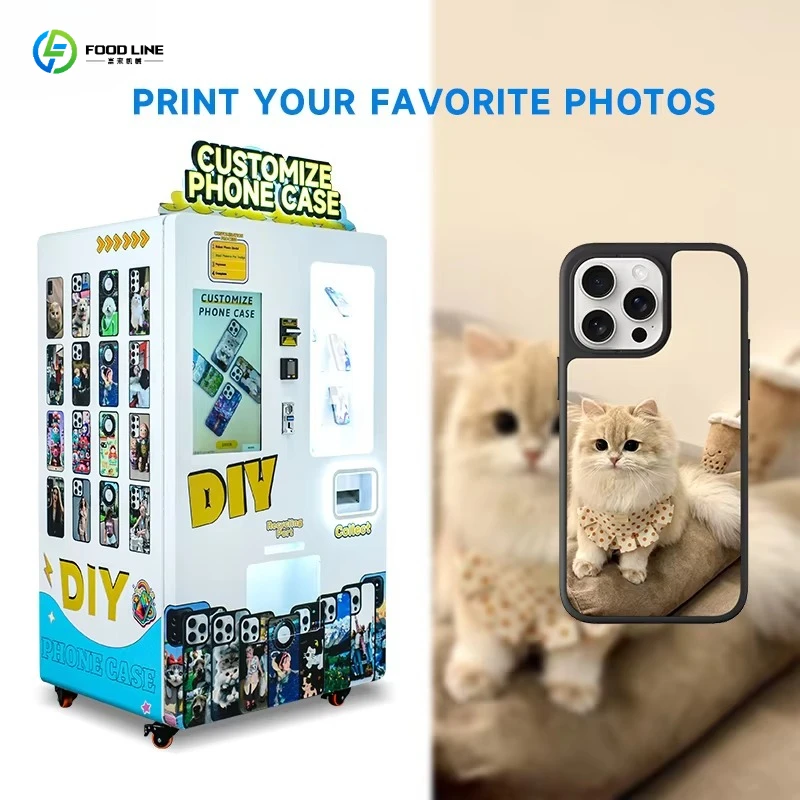 2026 New Smart Vending Printer Phone case DIY Automatic Equipment for Exhibition Customized