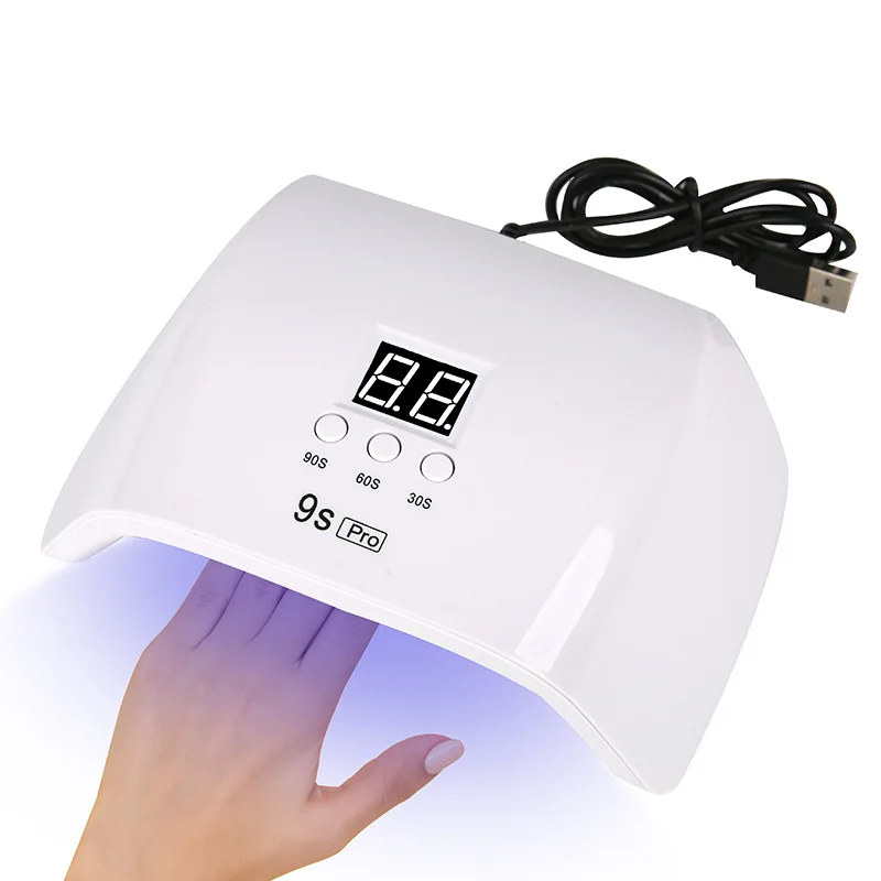 Lampada per asciugare le unghie 120w 24PCS lampada a LED per Manicure macchina per asciugare le unghie smalto per unghie Gel strumenti per unghie con rilevamento automatico Display LCD