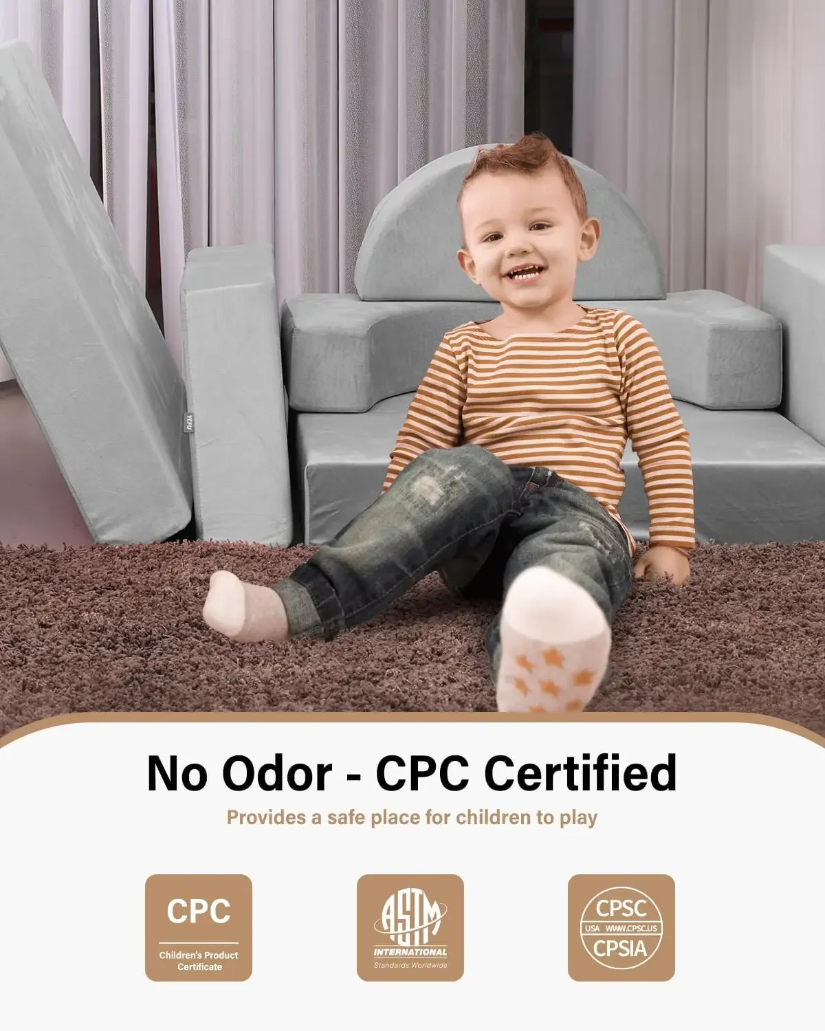 15 pezzi grande divano da gioco modulare, divano per bambini, divano per sala giochi e camera da letto, divano da gioco per bambini sala giochi Fu