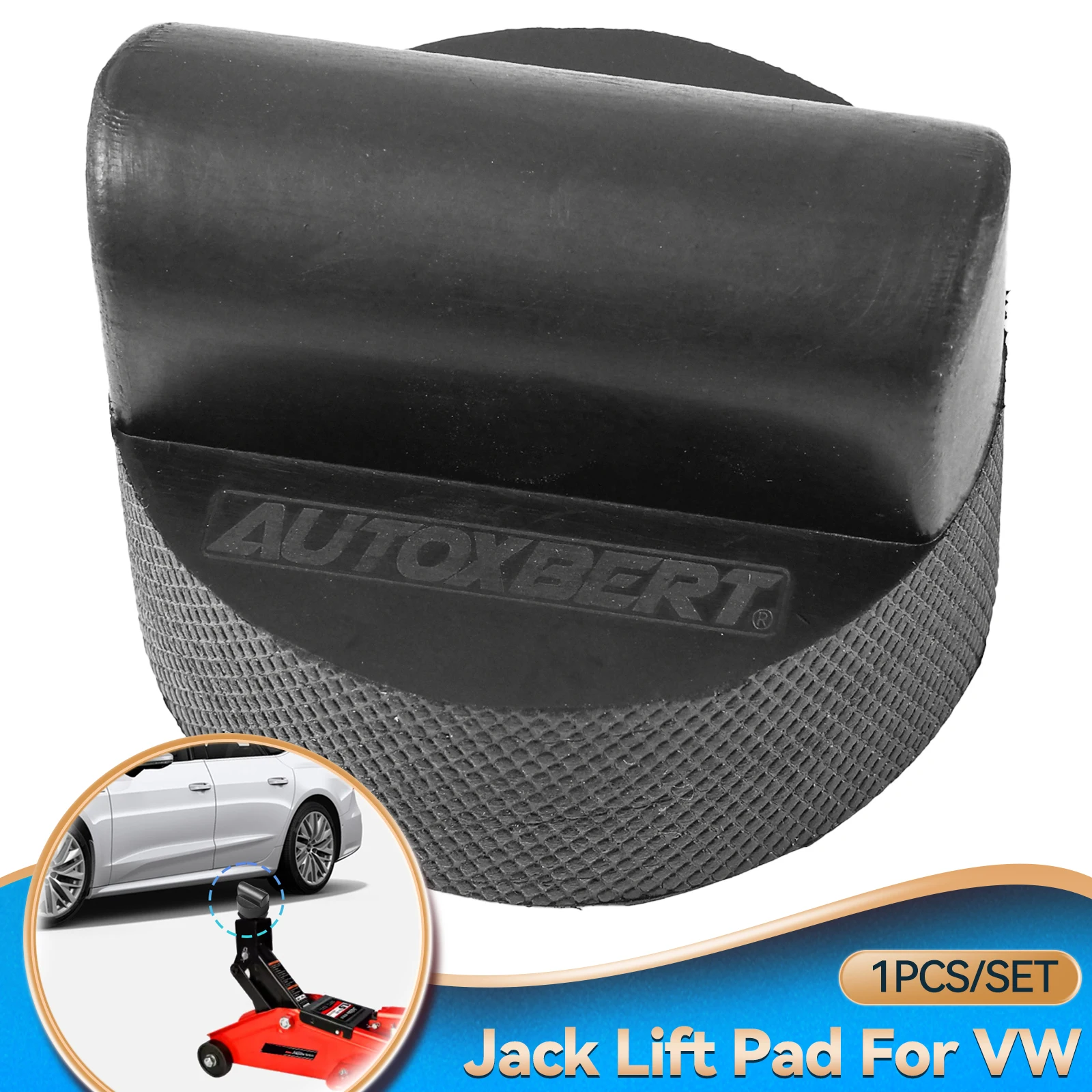 Almohadilla de goma para conector, adaptador antideslizante, bloque de soporte, herramienta de elevación de coche para Audi A6 Quattro A7 R8 RS6 RS7 S6 S7 TT, puntos de elevación