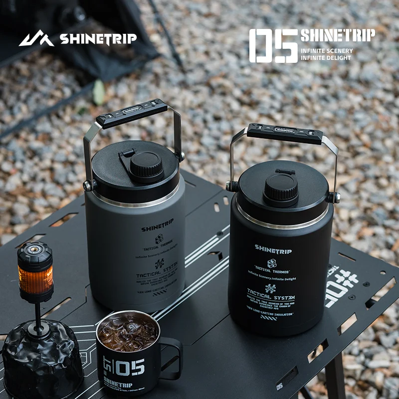 

ShineTrip Новый чайник из нержавеющей стали 304, пищевое силиконовое уплотнение с крышкой, изолированное ведро для льда, летнее ведро для напитков на открытом воздухе