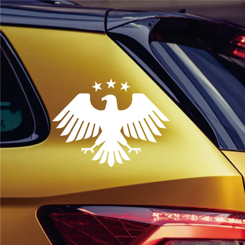 Syrian National New Emblem Vinyl Decal — Waterproof Auto Decor Sticker for Truck Bumpers and Rear Windows view 3