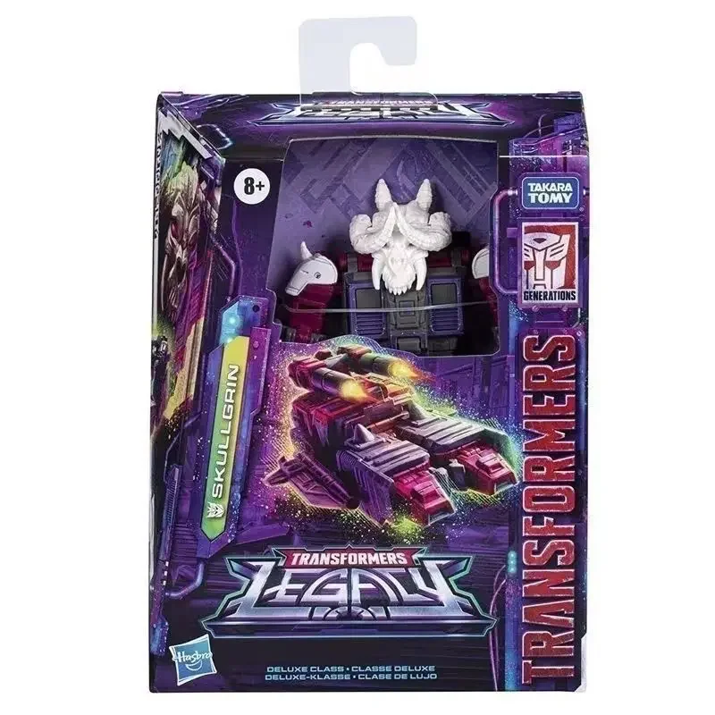 In Stock Original Hasbro Transformers LegacyF3029 Series Deluxe Skullgrin Anime Figure ActionFigures Model Toys