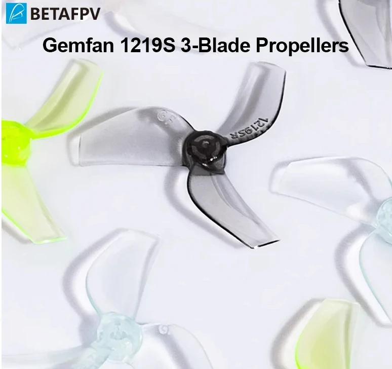 BETAFPV Gemfan 1219S 31mm 3-Blade  Propeller 1.0mm Shaft for Meteor65  Meteor65 Pro Air65 Drone