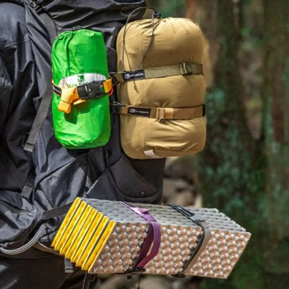 

18.5~49.5cm Outdoor Equipment Straps Diameter 2.5cm 6 Colors Wear-resistant Straps Rope Backpacking Straps