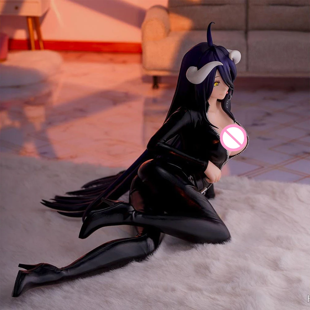 أنيمي الشكل ألبيدو الشكل ألبيدو الكذب عمل أرقام دمية بولي كلوريد الفينيل نموذج اللعب الكبار حلية جمع تمثال بنين بنات هدية 12 سنتيمتر #5