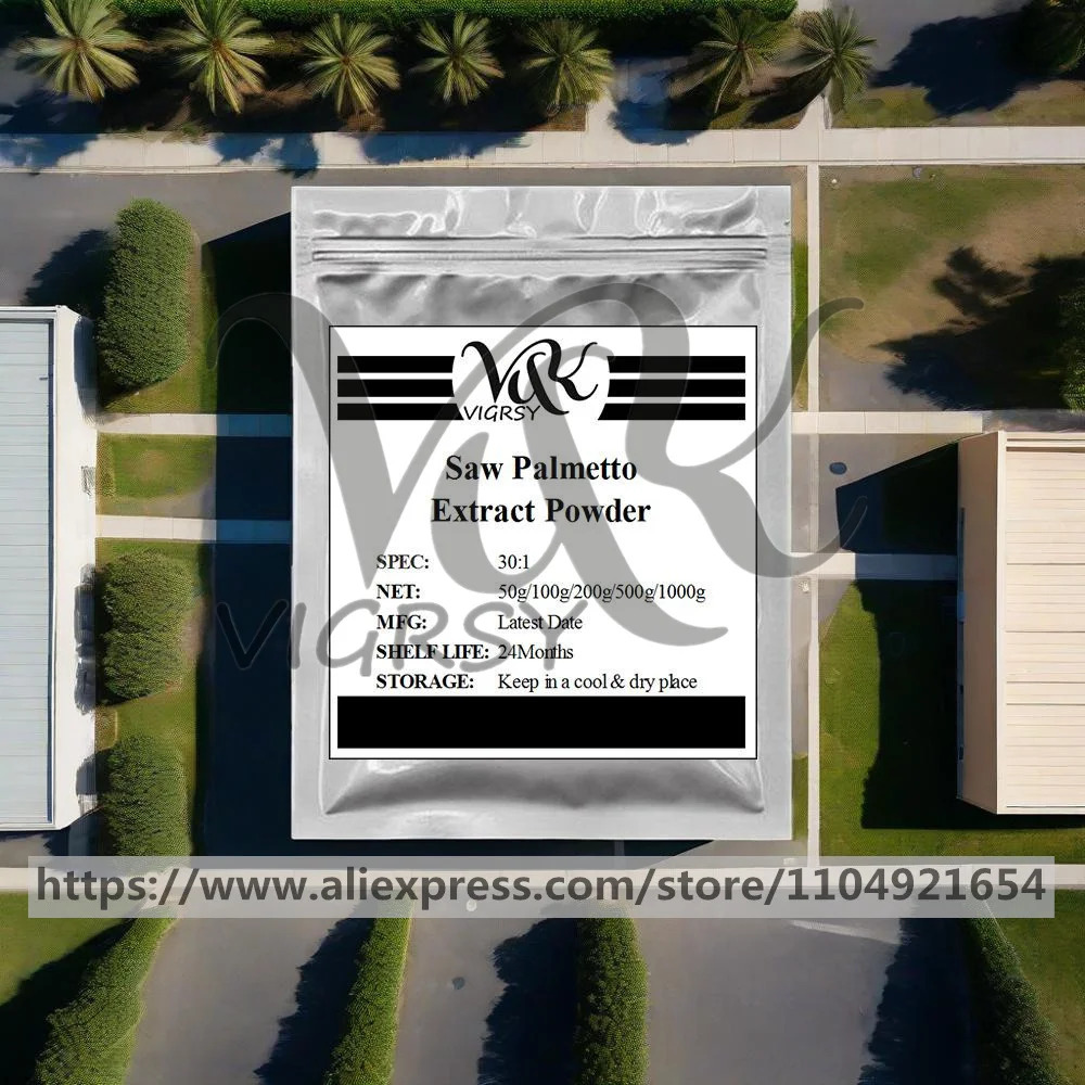 شحن عالمي سريع OutPack حقيبة رقائق الألومنيوم لمستخلص Saw Palmetto حقيبة بلاستيكية ذات طابقين مع ملعقة كمية