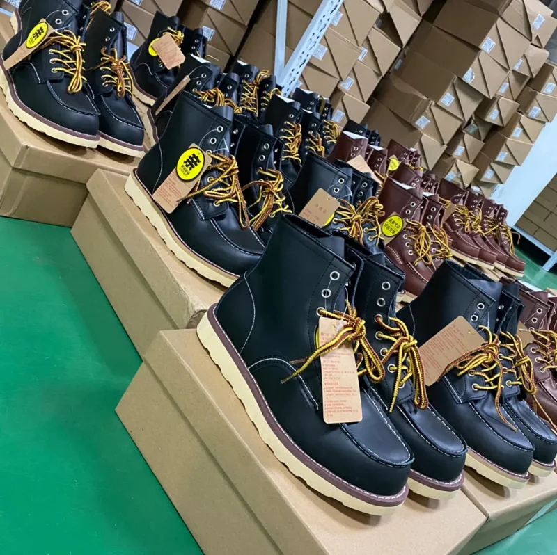 Fashionable Casual Shoes Mad  Leather Middle High Help Men's Special Craft  Boots Winter Season Mixed Material
