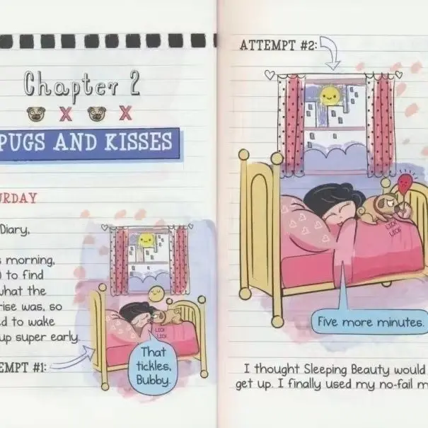 Kyla May-Diario de un Pug, libro en inglés, Kyla May - Diary of A Pug, libro de educación temprana para niños