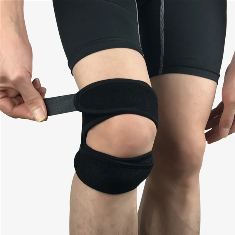 

Sports Adjustable Knee Pad Volleyball Breathable Knee Support Sports Outdoor Basketball Anti-fall Knee Protector Brace