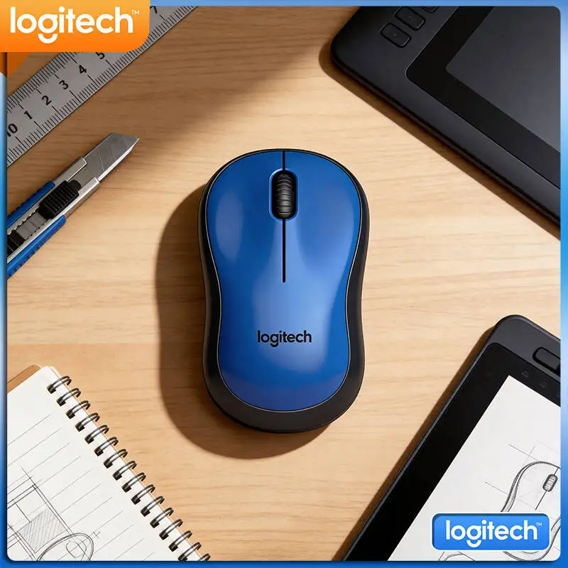

Беспроводная мышь Logitech M220 Quiet, 3 кнопки, эргономичная форма, связь 2,4 ГГц, 18 месяцев автономной работы, для офиса и дома, повседневный аксессуар