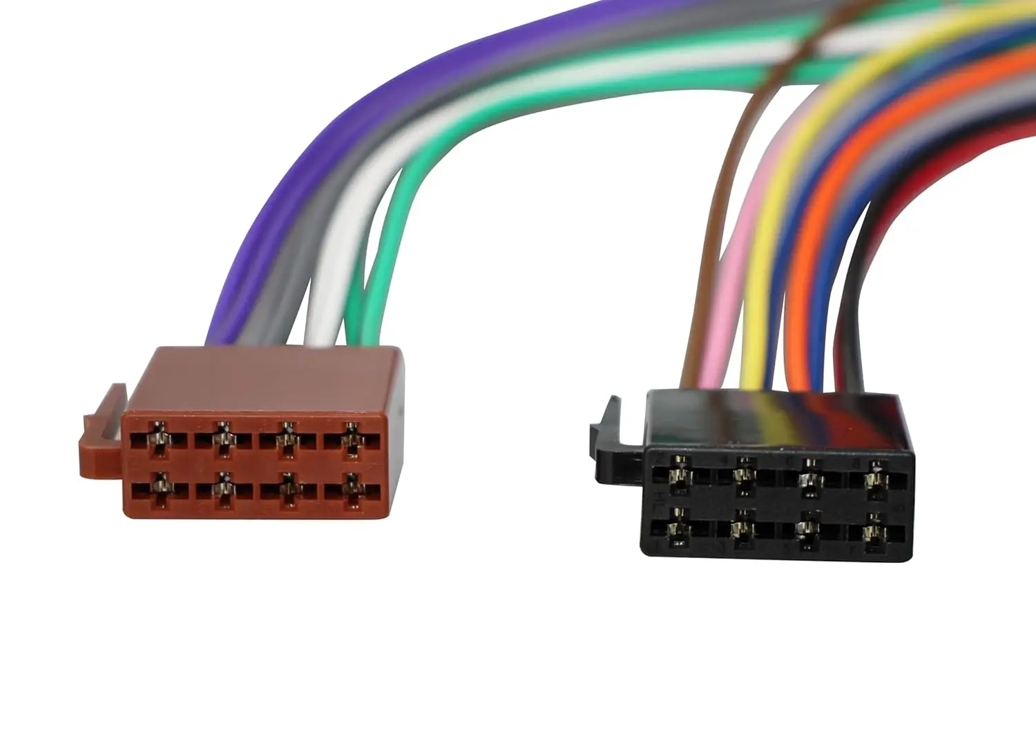 Universal Stereo Wire Harness Adapter Plug for Vw Seat Passat Golf Polo Full Pins Copper Wire