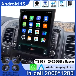 9.7 inch Android For Renault Trafic 3 14-21 For Opel Vivaro B Carplay Car Radio Player GPS Navigation Auto Intelligent System 5G