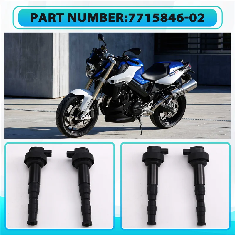 

A90E-2PCS 7715846-02 Ignition Coil For BMW F 650 800 700 R GS F650GS F650-GS New