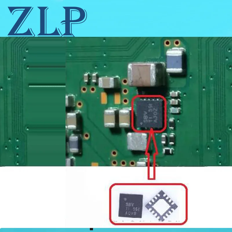 Original New for PS5 / PS4 Slim SMD Switching Regulator IC Chip SBV QFN-16 on Mainboard