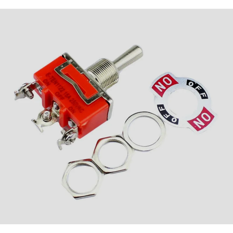 1New High Quality 15A 250V 3Foot 3Gear Mounting Hole 12MM 1122Toggle Switch Rocker Switch