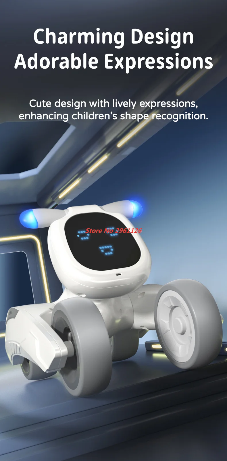 Intelligent Smart RC Robot Voice Control 2.4Ghz Walk & Dance Interactive Pet Program Robot Dog Talking RC Robot Dog Pet Gifts