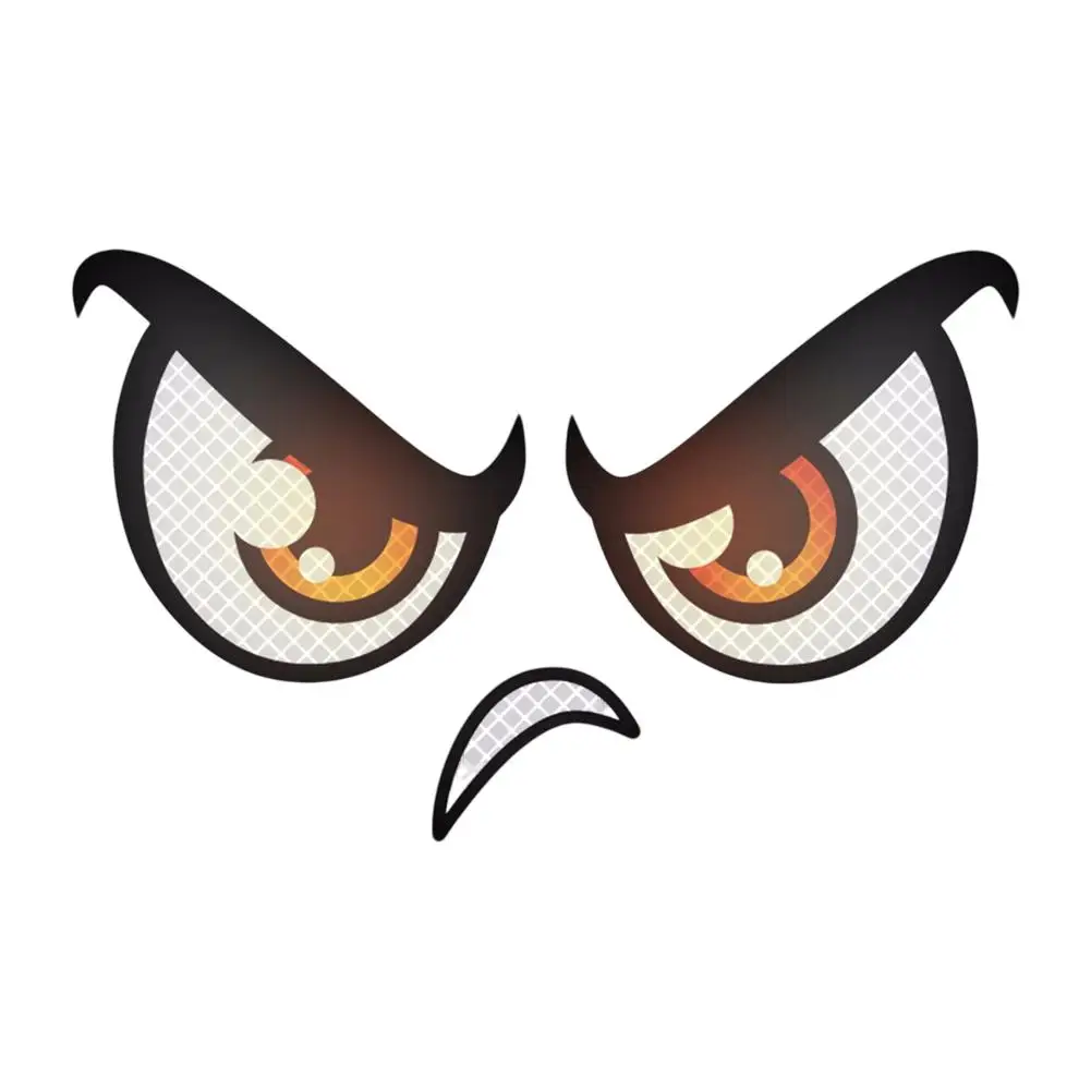 Cartoon Eye Paster Electric Lawn Mower Patch Customizable Robot Eyes Hassle-Free Application For Home Decoration