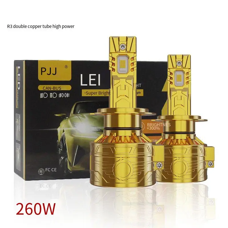 

H1 H3 H4 H7 H8 H9 H11 HB3 HB4 9005 9006 9012 LED Headlight Bulbs 12V 260W 6000K 59800Lm Dual Copper Car Light Retrofit