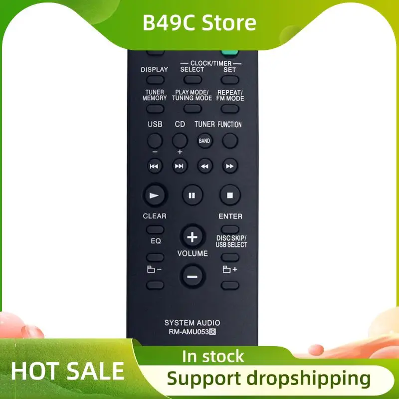 Control remoto B49C para Sony Mini componente Hi-Fi sistema de Audio Sony HCD-GTR33 HCD-GTR55 HCD-GTR555 HCD-GTR7 reemplazar RM-