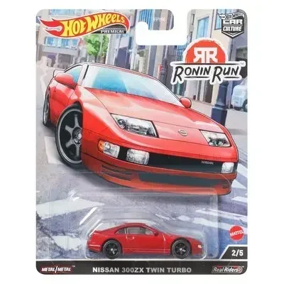 Original Hot Wheels Premium Car Ronin Run Diecast 1:64 Voiture RX7 FC Nissan 300zx Twin Turbo Toys for Boys Model Children Toys