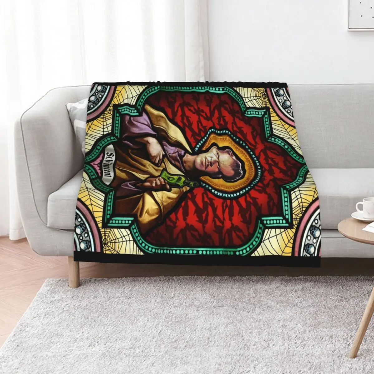 St. Vincent Price Throw Blanket Soft Luxury Thicken Sleeping Bag Cute Sofas Luxury St Blankets