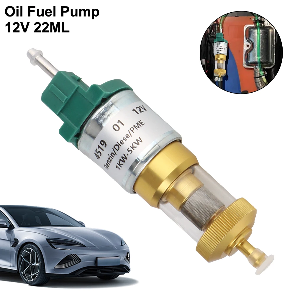 Accessories Heater Fuel Air Car Pump Ultra Quiet Universal 1KW-5KW Fuel metering pump 12V 22ML Silent Fuel Pump