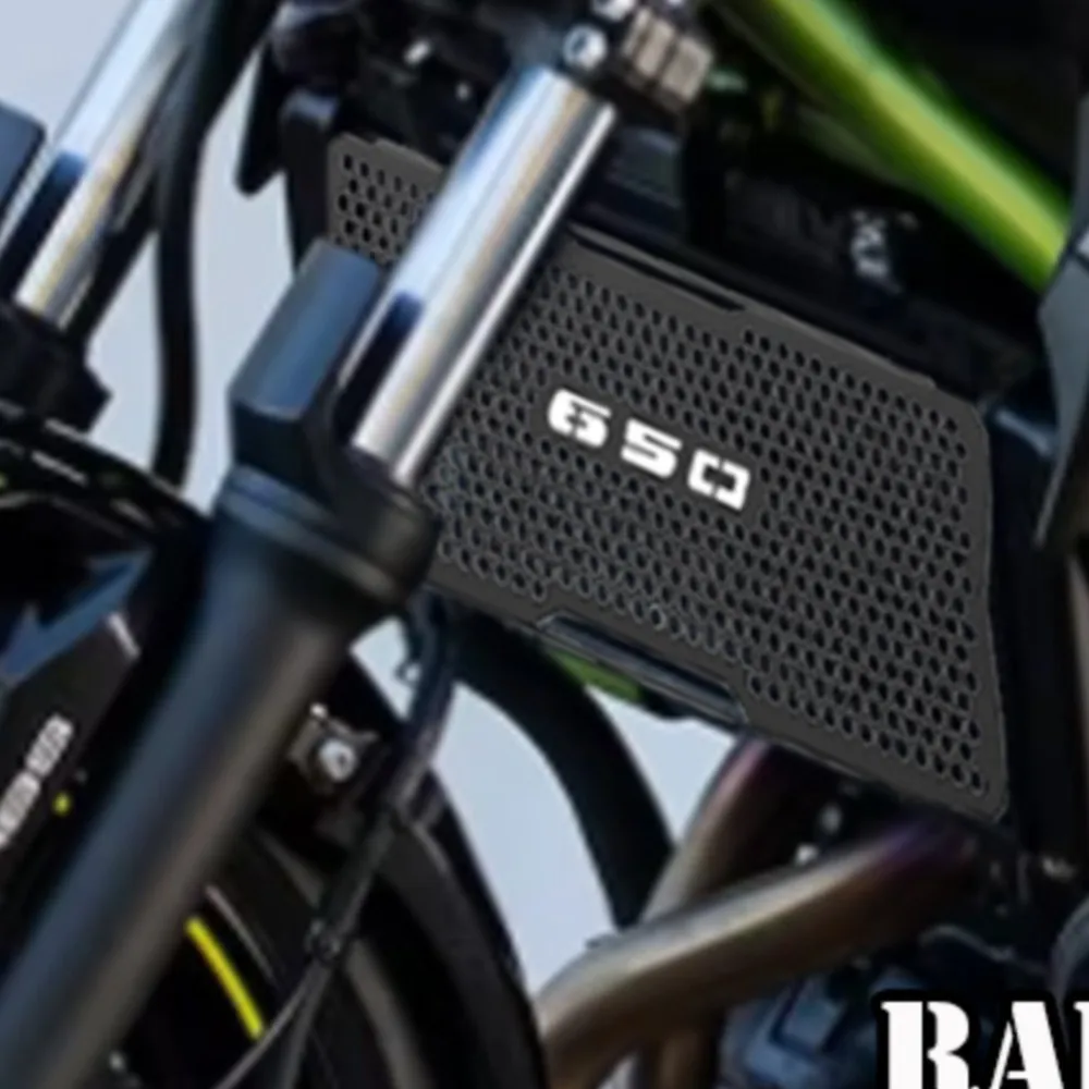 

FOR KAWASAKI Z650 Z 650 Ninja 650 Ninja650 2017-2020 Radiator Guard Grille Oil Cooler Cover Black Aluminum 2021 2022 2023 2024