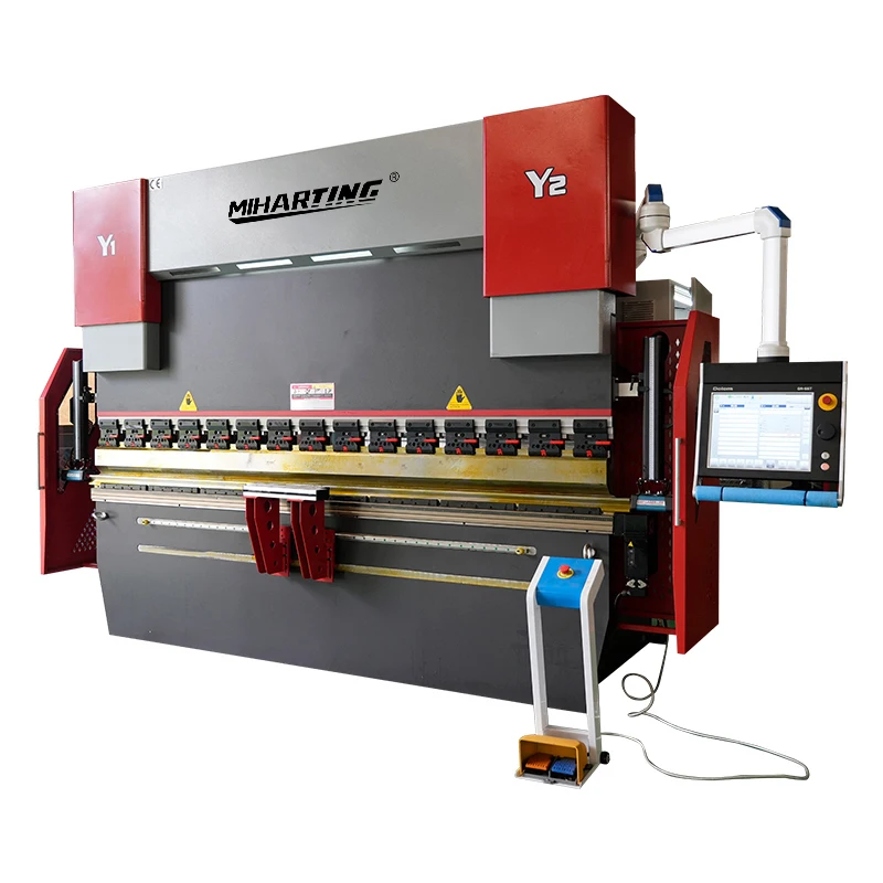 Miharting OEM 3+1 Axis CNC Press Brake Sheet Metal Bending Machine With Esa System