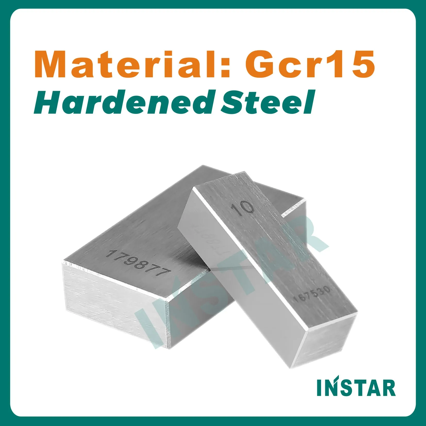 Imagem -04 - Instar Endurecido Aço Gage Bloco Conjunto Grau Classe Média Precisão 0.00045 mm Gcr15 Qualidade Industrial 1.005103050-100 mm 38pc