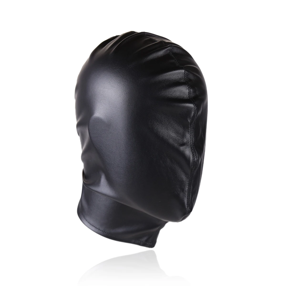 Nonbreathable Head Cover Black Face Headgear Eye Mask Control Punishment Bondage Slaves BDSM Props for Women and Couple Roleplay