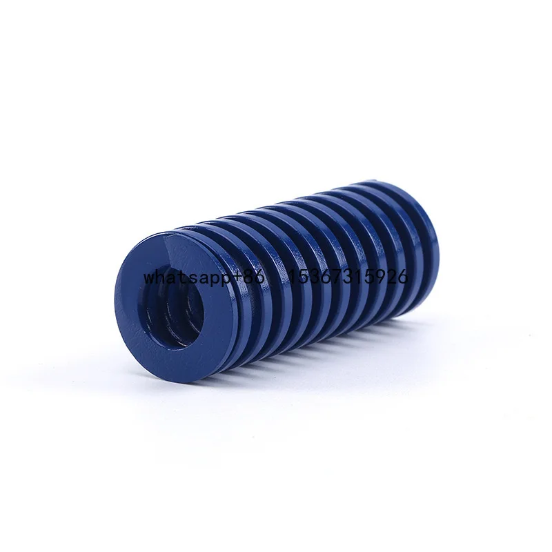 

Non-standard spring ISO standard rectangular alloy steel compression blue spring flat wire die spring