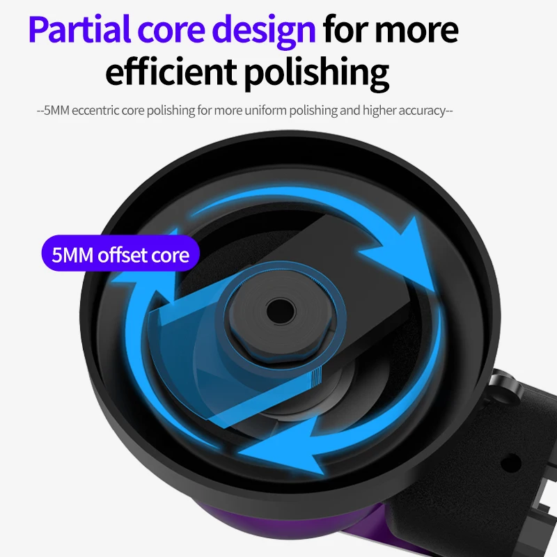 Rebekah lixadeira orbital pneumática moedor de ar 125mm/150mm vácuo excêntrico polimento/máquina de moagem ferramentas pneumáticas sem vácuo