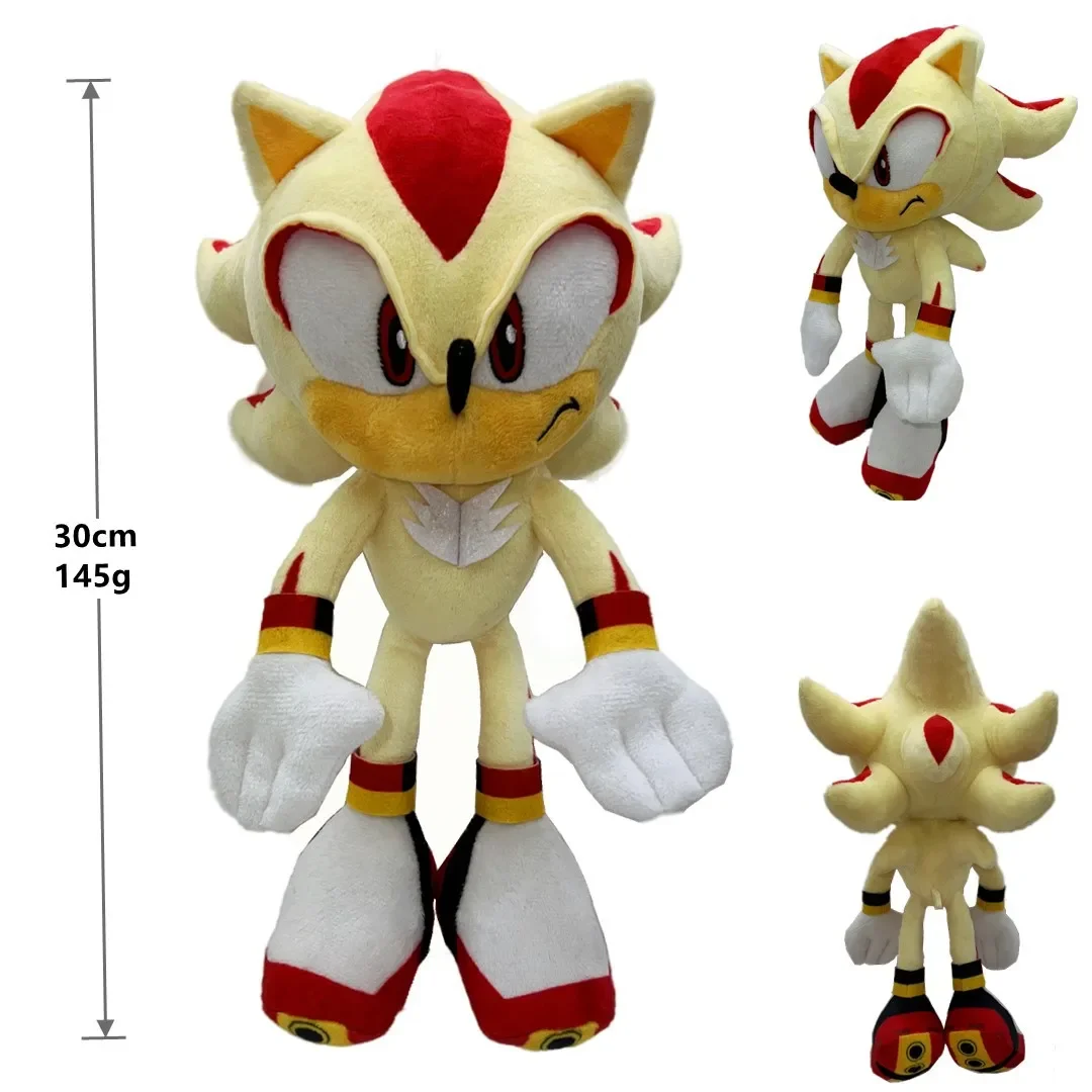 30cm Super Hedgehog Cute Stuffed Plush Doll Animal Cartoon Toys Kids Birthday Gift