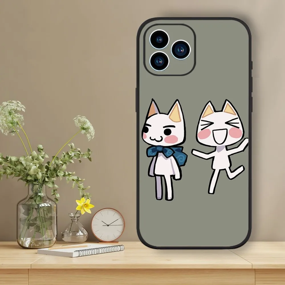 Toro Inoue Cat Cartoon  Phone Case For iPhone Mini 11 12 13 14 15 Pro XS Max X Plus SE XR Shell