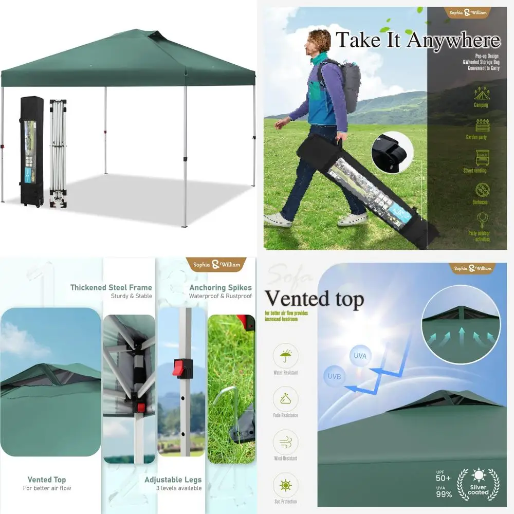 

Сверхмощное наружное навесное навесное от 10x10 футов всплывающие навесы для патио коммерческого класса с прямыми ножками для мероприятий и укрытий