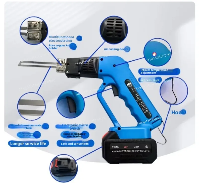 KF150 Cordless Foam Cutter, Portable Li-ion Battery Hot Knife for DIY Projects
