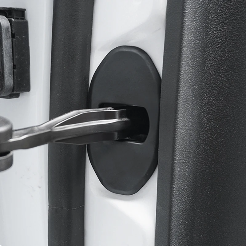 NEW For Geely Boyue L FX11 Door Lock Buckle Protector Cover Car Door Latch Protective Cover Silicone Door Handle Cover Guard Sto