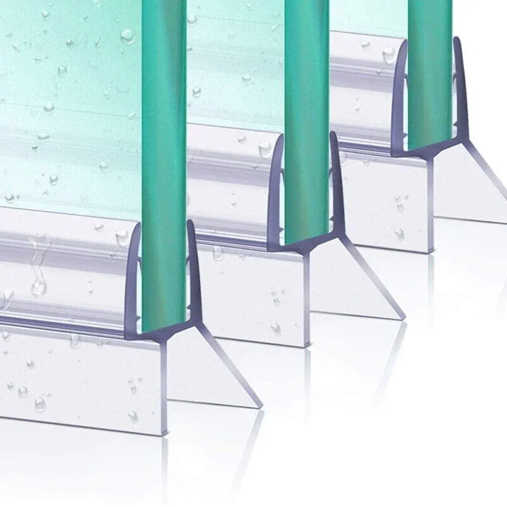 2szt 50cm Uszczelka prysznicowa do ekranów Drzwi Pasuje do 4-6mm Uszczelki szklane Uszczelki ekranu prysznicowego Listwa uszczelniająca Łazienka