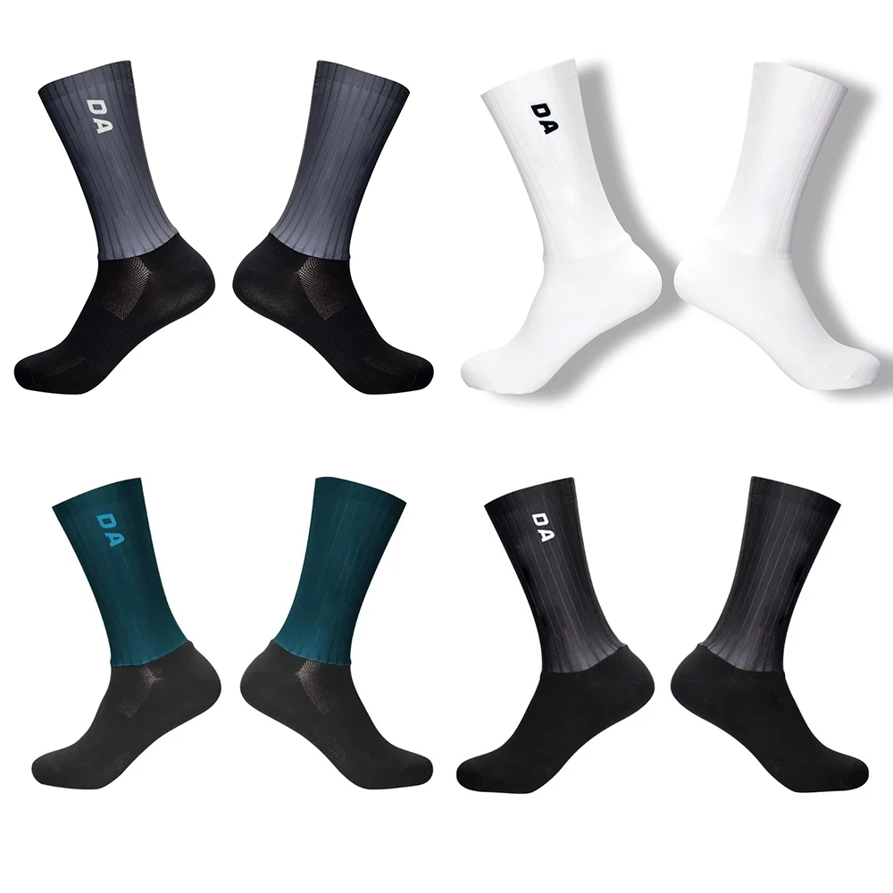 2026 NEW Pro DA גרבי אופניים Aero Sock ספורט לגברים נגד החלקה בקרת לחות אתלטית נגד החלקה